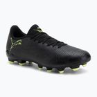 Кросівки футбольні чоловічі PUMA Future 8 Play FG/AG puma black/fizzy light/green terrain