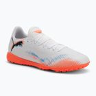 Кросівки футбольні чоловічі PUMA Future 8 Play TT puma white/puma black/glowing red