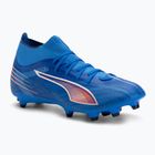 Кросівки футбольні чоловічі PUMA Ultra 6 Match+ FG/AG ultra blue/puma white/puma black