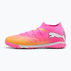 Кросівки футбольні PUMA Future 9 Match TT poison pink/puma wht/sun stream/bright aqua/puma blk