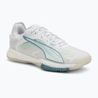 Кросівки гандбольні жіночі PUMA Accelerate Nitro SQD 4 Game On puma white/baltic sea blue/fresh water