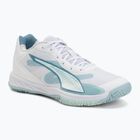 Гандбольне взуття PUMA Accelerate Pro 4 Game On puma white/baltic sea blue/fresh water