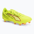 Кросівки футбольні PUMA Ultra 6 Play FG/AG yellow alert/puma black/glowing red/lime squeeze