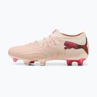 Кросівки для футболу PUMA Future 9 Ultimate Low FG sugared almond/puma white/ultra red/puma black