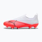 Футбольне взуття дитяче PUMA Ultra 7 Match LL FG/AG Jr ultra red/puma black/puma white