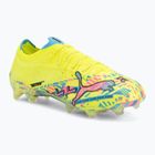 Кросівки для футболу PUMA Ultra Nitro 7 Ultimate Advanced Level FG puma white/blue glimmer/pink glimmer/yellow alert
