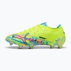 Кросівки для футболу PUMA Ultra Nitro 7 Ultimate Advanced Level FG puma white/blue glimmer/pink glimmer/yellow alert
