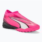 Бутси футбольні дитячі PUMA Ultra Match LL TT + Mid Jr poison pink/puma white/puma black