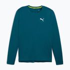 Лонгслів для бігу чоловічий PUMA Run Cloudspun blue