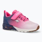 Дитячі туфлі KangaROOS KX-Bases EV неоновий рожевий/білий
