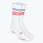 Шкарпетки компресійні бігові чоловічі CEP Miami Vibes 80's white/pink sky