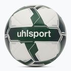 М'яч футбольний uhlsport Attack Addglue For The Planet white/dark green/silver розмір 5