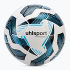 М'яч футбольний uhlsport Fairtrade Top Training Addglue white/black/fluo blue розмір 4