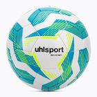М'яч футбольний uhlsport Lite Soft 350 white/light blue/fluo yellow розмір 5
