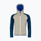 Кофта флісова чоловіча Ortovox Fleece Plus Classic Knit Hoody сіра 86942