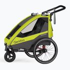 Причіп для велосипедів Qeridoo Sportrex 1 новий салатовий зелений