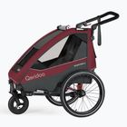 Qeridoo Sportrex 2 велосипедний причіп cayenne червоний