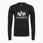Лонгслів поло чоловічі Alpha Industries Basic T black