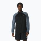 Лонгслів для бігу чоловічий ASICS Icon 1/2 Zip performance black/carrier grey