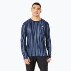 Кофта для бігу чоловіча ASICS Road All Over Print blue expanse/midnight