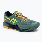 Кросівки для паделю чоловічі ASICS Gel-Resolution 9 celadon/safety yellow