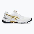 Кросівки жіночі ASICS Netburner Ballistic FF 3 white/pure gold