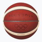 Розплавлений баскетбольний м'яч B7G5000-S4F FIBA коричневий розмір 7