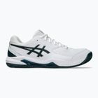 Кросівки тенісні чоловічі ASICS Gel-Dedicate 8 Clay white/saxon green