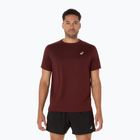 Футболка для бігу чоловіча ASICS Core dark red planet
