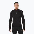 Лонгслів для бігу чоловічий ASICS Road Winter Seamless performance black