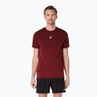 Футболка для бігу чоловіча ASICS Road Seamless dark red planet