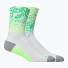 Шкарпетки ASICS Performance Run Crew brilliant white/illum. green/vital green