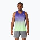 Футболка для бігу чоловіча ASICS Road Fade Singlet cobalt burst/illuminate green