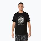 Футболка для бігу чоловіча Asics Fujitrail Logo Ss Top Performance Black/Cream/Carbon