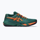 Кросівки для паделя чоловіче Asics Gel-Resolution X Padel Jewel Green/Energy Orange
