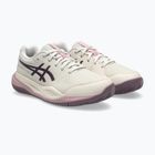 Кросівки тенісні дитячі ASICS Gel-Resolution X GS Clay soft oat/dark aubergine