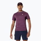 Футболка тенісна чоловіча ASICS Match Jacquard dark aubergine