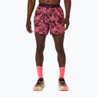 Шорти для бігу чоловічі Asics Fujitrail All Over Print 5In Short Blazing Coral/Dark Aubergine