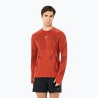 Лонгслів для бігу чоловічий ASICS Road Seamless Top singed red