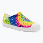 Кеди дитячі Native Jefferson Print shell white/shell white/neon multi tie dye