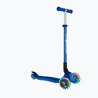 Самокат трьохколісний дитячий Globber Primo Foldable Plus Lights navy blue