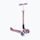 Самокат триколісний дитячий Globber Junior Primo Foldable Lights Eco berry
