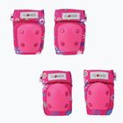 Набір захисту дитячий Globber Toddler deep pink/flowers