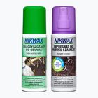 Набір для догляду за взуттям Nikwax Footwear Cleaning Gel + Nubuk і welur 2 x 125 мл 