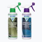 Набір для догляду за взуттям Nikwax Footwear Cleaning Gel + Tkanina і skóra 2 x 300 мл 