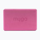 Блок для йоги Myga Foam Block pink