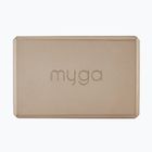 Блок для йоги Myga Foam Block коричневий