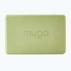 Блок для йоги Myga Foam Block green