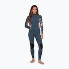 Гідрокостюм для плавання жіночий O'Neill Bahia 3/2 Back Zip Full copen blue/painted tropics/painted tropics