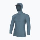 Лонгслів для плавання чоловічий O'Neill Hyperfreak Skins Rash Guard Hooded blue fusion/blue fusion